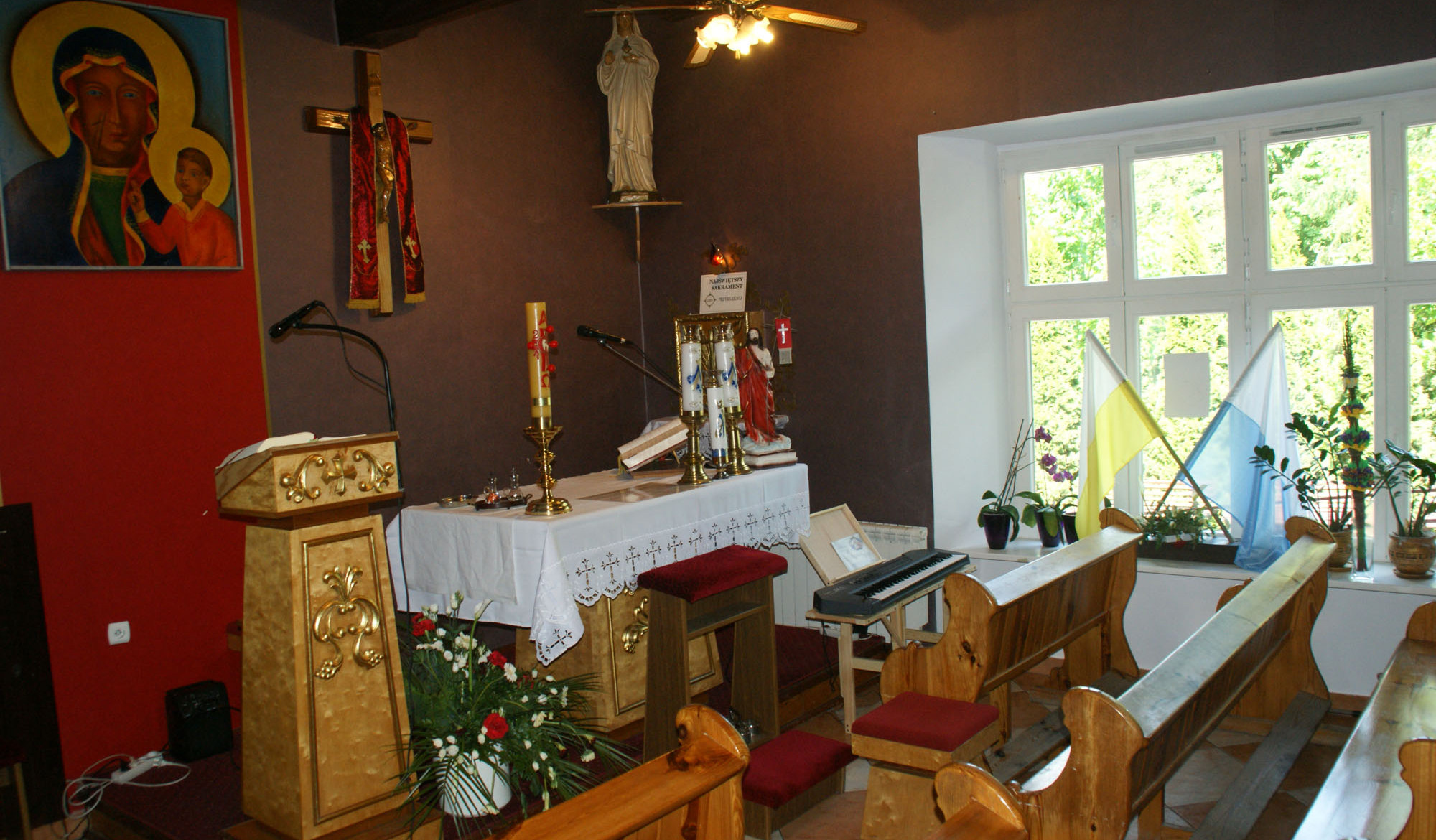 Kaplica w Domu Pomocy Społecznej w Psarach.
